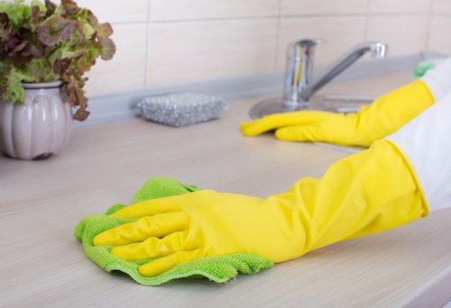 Supervisor reviewing a carpet cleaning complaint file
