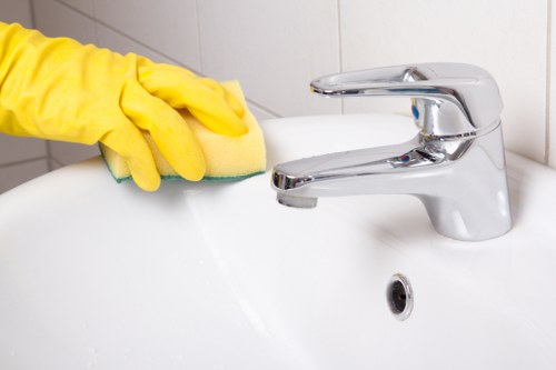 Removing stains and odours from a living room sofa in W2