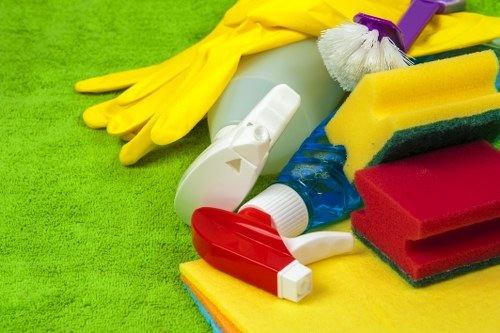 Clean shopfront windows in the W2 area of West London