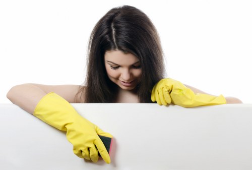 Technician inspecting and treating a mattress in a W2 property